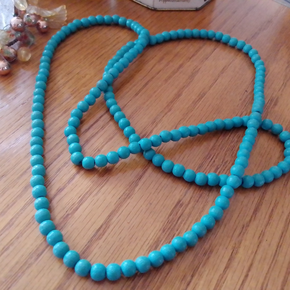 Vintage Turquoise Colored Beads